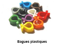 bagues chauve-souris plastiques